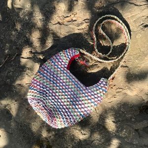 ⚡️RARE ⚡️ Upcycled Rainbow Bag